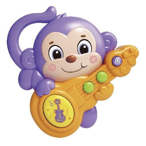 Брязкальце Limo Toy Мавпа Фіолетовий (855-59Violet) фото №1