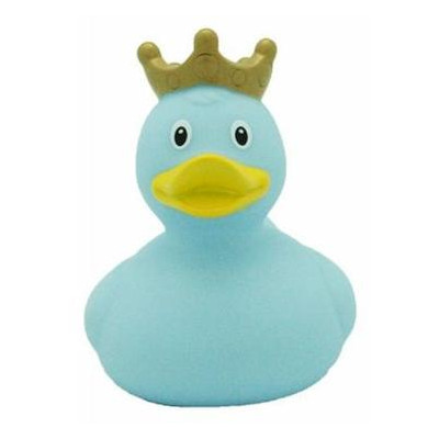 Іграшка для ванної LiLaLu Качка в короні блакитна (L1927) фото №1