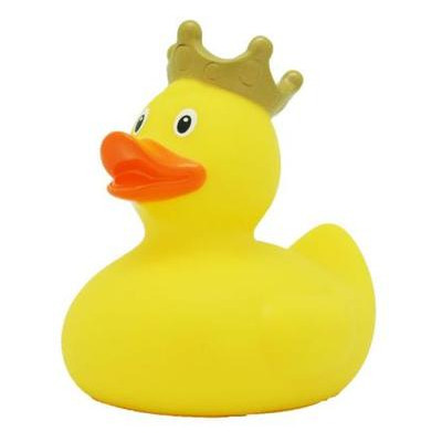 Іграшка для ванної LiLaLu Качка в короні жовта (L1925) фото №1