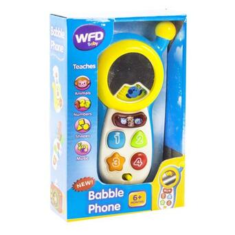 Уцінка. Музичний телефон Babble Phone - маленька подряпина на екрані WFD BABY (0610у) фото №1