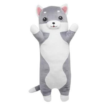Іграшка-обіймашка Сірий котик, 70 см (101) фото №1