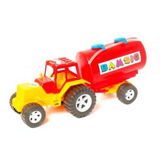 Трактор із цистерною (червоний) Bamsic (007/3) фото №1