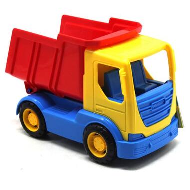 Машинка (вантажівка) жовта + червона (39475) фото №1