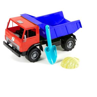 Вантажівка з пісковим набором (червона синя) (471) фото №1