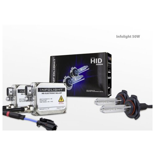 Комплект ксенону Infolight HB3 9005 4300K 50W (HB3 4.3K I 50W) фото №1