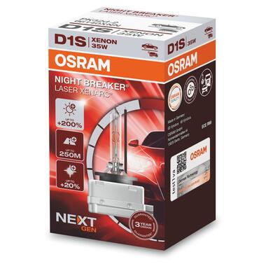 Ксенонова лампа OSRAM 66140XNN Night Breaker Laser 200% D1S 85V 35W P32d-2 XENARC фото №1