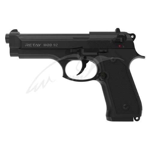 Пістолет стартовий Retay Mod 92 9 мм. Black (S140233B) фото №1