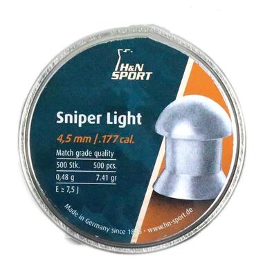 Кулі H&N Sniper Light 4.50мм, 0.48г, 500шт EXP-001649 фото №1