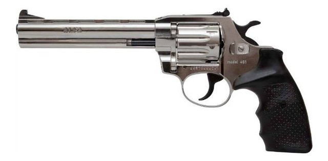 Револьвер флобера Alfa mod. 461 4mm никель/пластик (144927/13) фото №1