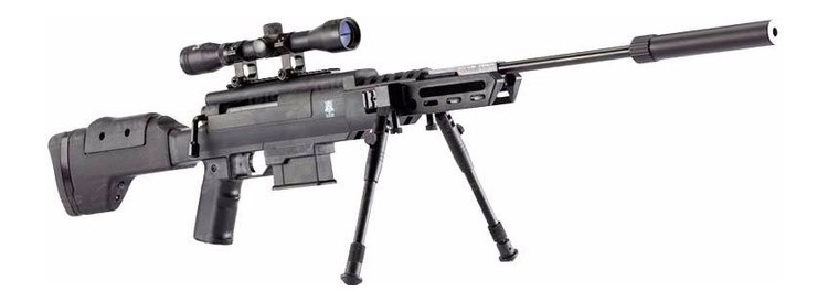 Винтовка пневматическая Norica Black OPS Sniper 4.5 мм 305 м/с фото №2
