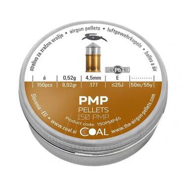 Пульки Coal PMP 4,5 мм 150 шт/уп (150PMP45) фото №1