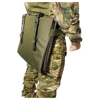 Каремат тройной тактический Ranger RA-8909 40х100х1 см оливковый фото №3