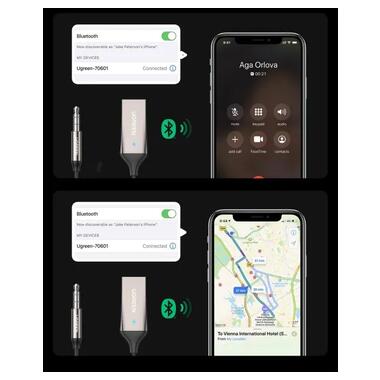 Bluetooth-ресивер UGREEN CM309 Space Gray (UGR-70601) фото №9