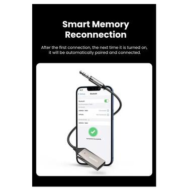 Bluetooth-ресивер UGREEN CM309 Space Gray (UGR-70601) фото №6