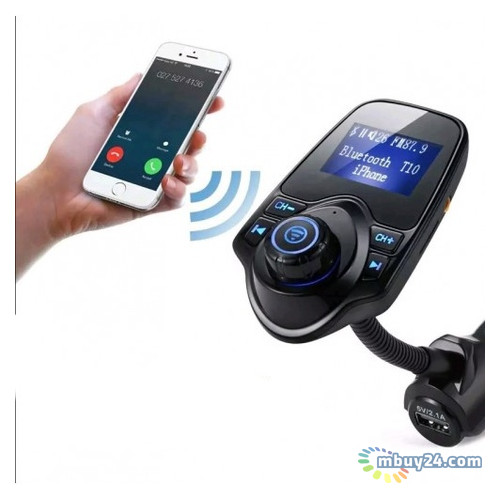 Трансмиттер модулятор авто MP3 Bluetooth FM MOD T10 фото №2