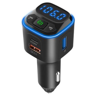 FM-трансмиттер Gelius Tune GP-FMT051 (PD/QC) 36W Black фото №1