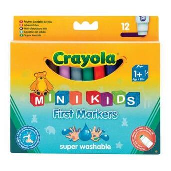 Набір для творчості Crayola 12 широких фломастерів, що легко змиваються (8325) фото №1