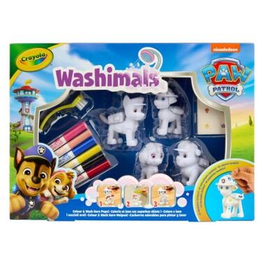 Набор для творчества Crayola Paw Patrol Washimals 4 животных и 6 фломастеров (74-0290) фото №1