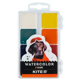 Фарби для малювання Kite Dogs акварельні 8 кольорів (K23-065) фото №1