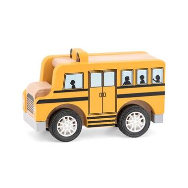 Дерев'яна машинка Viga Toys Шкільний автобус (44514) фото №1