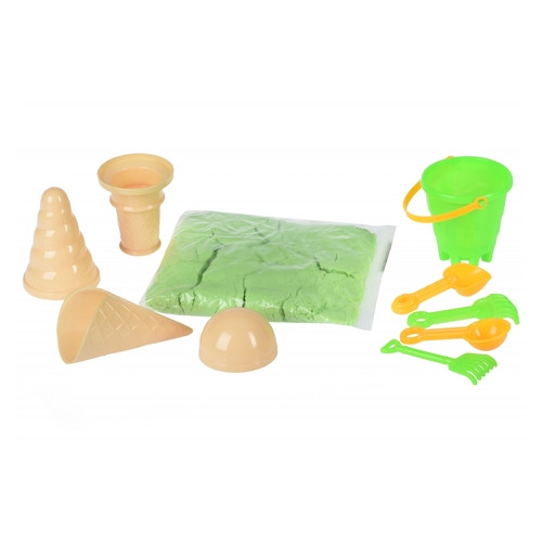 Волшебный песок Same Toy Omnipotent Sand Мороженое 0,5 кг (зеленый) 9 ед. HT720-10Ut фото №4