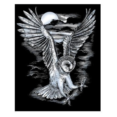 Набір для творчості Sequin Art ARTFOIL SILVER Barn Owl SA0537 фото №1