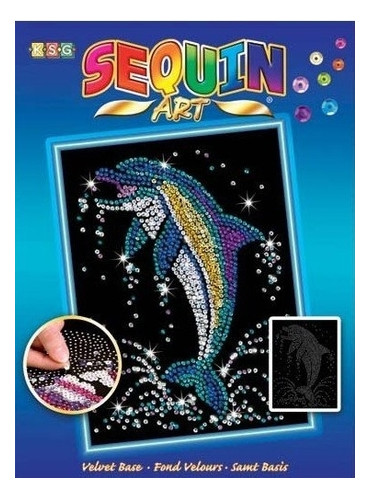 Набір для творчості Sequin Art BLUE Dolphin SA1516 фото №1