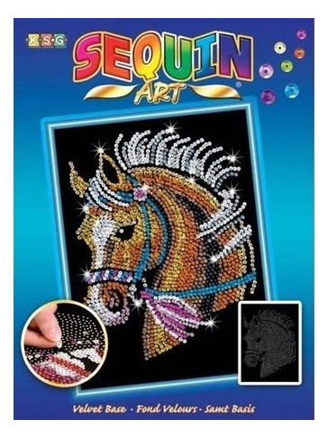 Набір для творчості Sequin Art BLUE Horse SA1517 фото №1