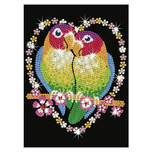 Набор для творчества Sequin Art BLUE Love Birds SA1002 фото №1
