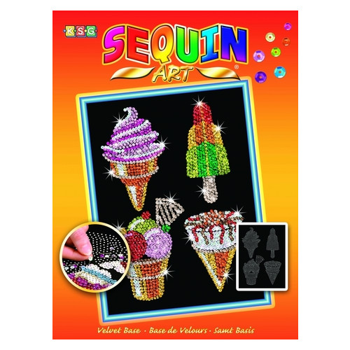 Набор для творчества Sequin Art ORANGE Ice Creams SA1504 фото №2
