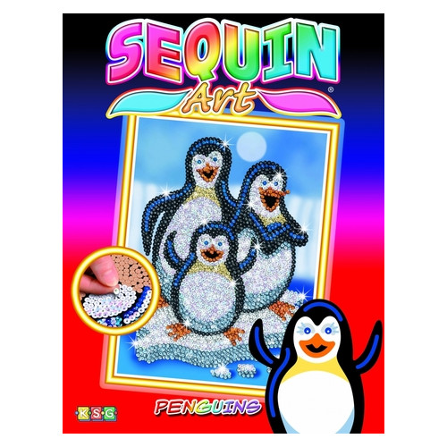 Набор для творчества Sequin Art RED Pepino Penguins SA1503 фото №2