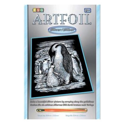 Набір для творчості Sequin Art ARTFOIL SILVER Penguins (SA0609) фото №1