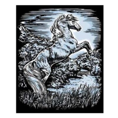 Набір для творчості Sequin Art ARTFOIL SILVER Stallion (SA1033) фото №1