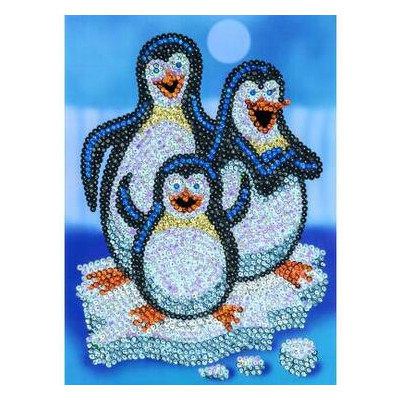 Набір для творчості Sequin Art RED Pepino Penguins (SA1503) фото №1