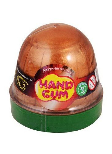 Лізун-антистрес Hand gum 120 г бронзовий (80103) фото №1