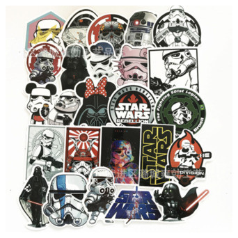 Набір вінілових наклейок Зіркові війни 2 Star Wars на телефон авто стіну 50 шт. фото №5