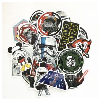 Набір вінілових наклейок Зіркові війни 2 Star Wars на телефон авто стіну 50 шт. фото №8