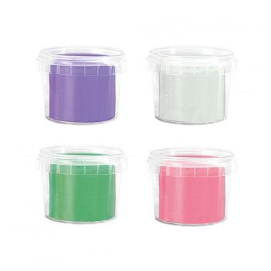 Незасихаюча маса для ліплення серії Feel good dough - ПАСТЕЛЬ (4 кольори, у пластикових баночках) фото №2