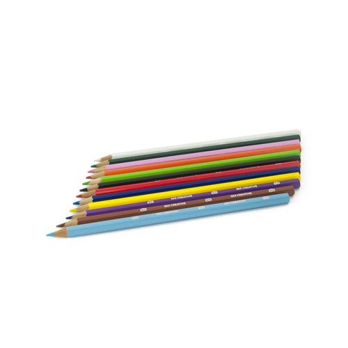 Набір для творчості SES Кольорові олівці 12 кольорів (0224S) фото №3