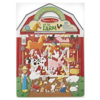 Набір для творчості Melissa&Doug Об'ємні багаторазові наклейки Ферма (MD19408) фото №1