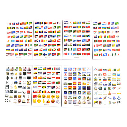 Наклейки Смайли Emoji самоклеюча 19 шт. (104-2019) фото №7