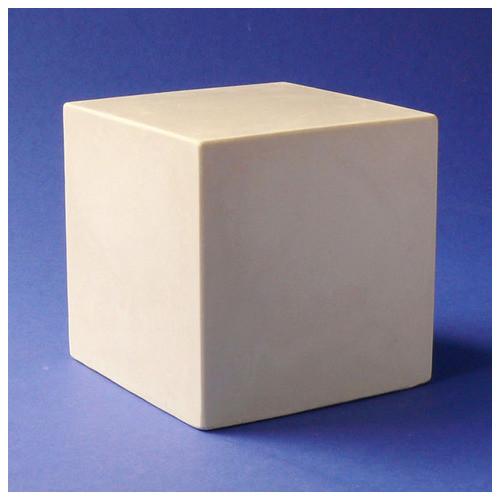 Гіпсова фігура Alizarin Куб для малюнку в класі ІЗО 7 х 7 см (g01002) фото №1