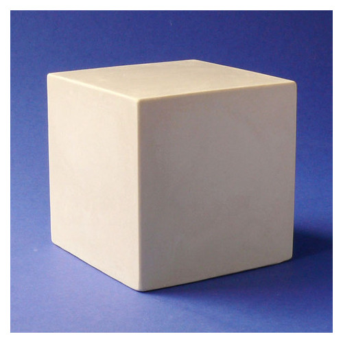 Гіпсова фігура Alizarin Куб для малюнку в класі ІЗО 7 х 7 см (g01002) фото №2
