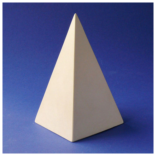 Гіпсова фігура Alizarin Піраміда для малюнку в класі ІЗО 12 х 7 см (g01003) фото №4