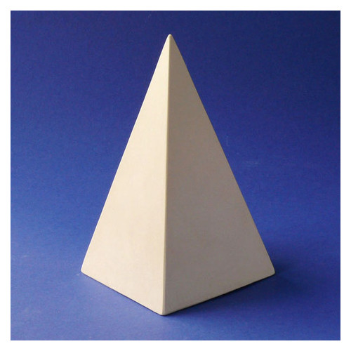 Гіпсова фігура Alizarin Піраміда для малюнку в класі ІЗО 12 х 7 см (g01003) фото №2