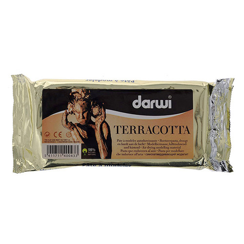 Пластика Darwi Terracotta самозатвердевающая терракотовая 1 кг (DA0810100000) фото №1
