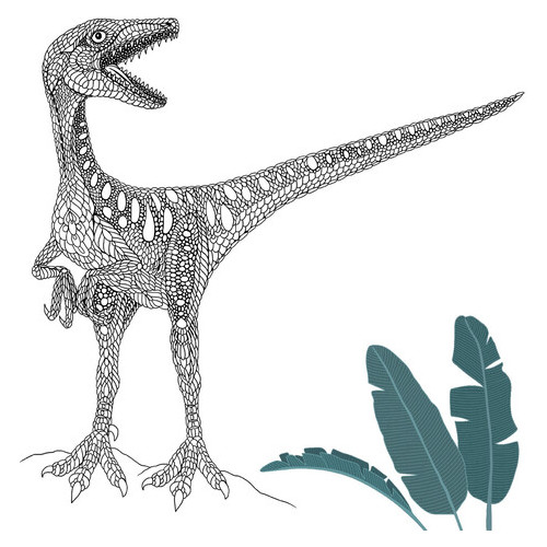 Динозаврія. Розмальовки та цікаві факти Жорж (9786177579129) фото №4