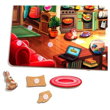 Деревянный пазл-вкладыш Наведи порядок в комнате и накорми Ваню (ПСД271) PSD271  фото №3