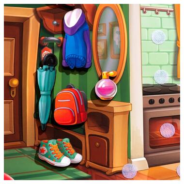 Деревянный пазл-вкладыш Наведи порядок в комнате и накорми Ваню (ПСД271) PSD271  фото №4