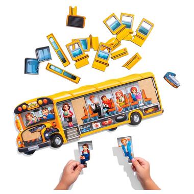 Деревянный пазл-вкладыш Школьный автобус (ПСД270) PSD270  фото №4